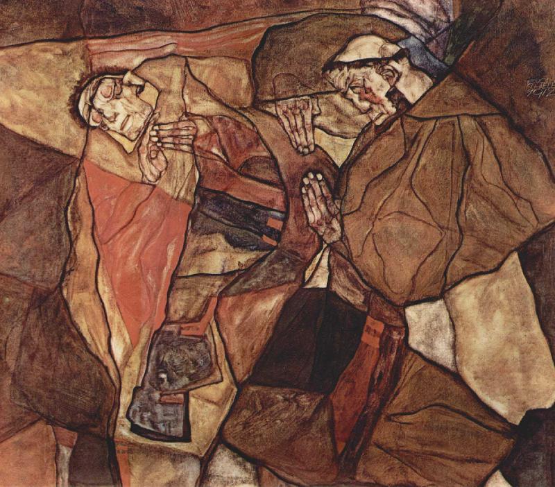 Egon Schiele The Death Struggle China oil painting art